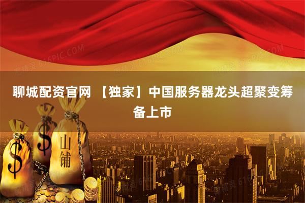 聊城配资官网 【独家】中国服务器龙头超聚变筹备上市